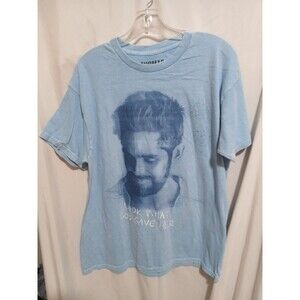 thomas rhett shirt Unisex Size L Blue Look What God Gave Her Shirt Flaw Pin Hole